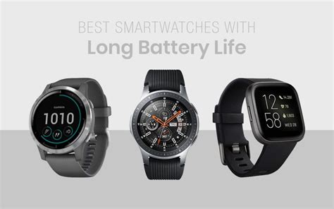 best battery smartwatch 2020